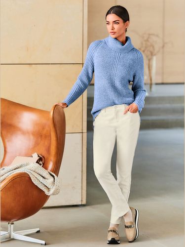 Pull à col roulé motif maille moderne - Rick Cardona - Modalova