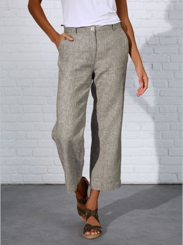 Pantalon en lin pur lin - - CREATION L PREMIUM - Modalova