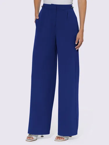Pantalon tailleur jambes larges mode - Ashley Brooke - Modalova