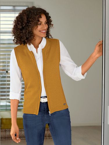 Gilet en tricot 50% coton - Collection L - Modalova