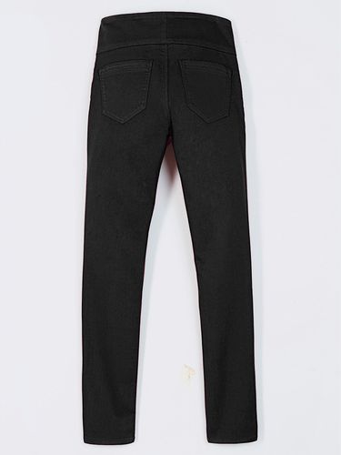 Pantalon avec ceinture large élastique et poches - Collection L - Modalova