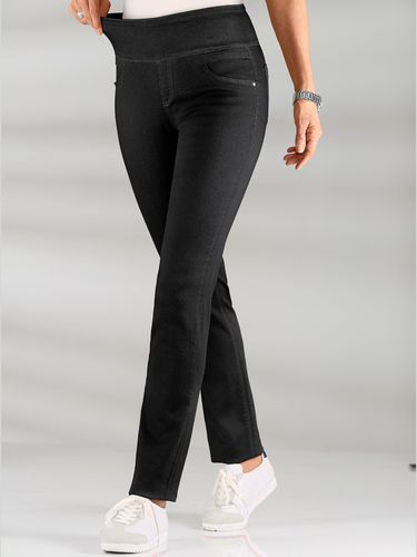 Pantalon avec ceinture large élastique et poches - Collection L - Modalova