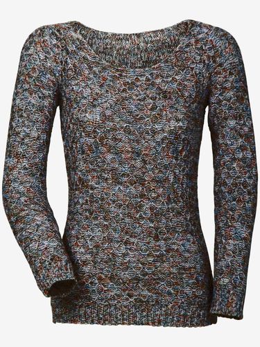Pull encolure ronde superbe fil multicolore - Helline - Modalova
