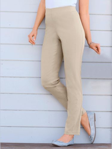 Pantalon classique uni avec ceinture élastique - Stehmann Comfort line - Modalova