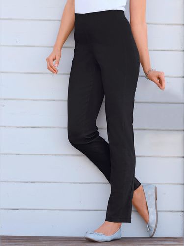 Pantalon classique uni avec ceinture élastique - Stehmann Comfort line - Modalova