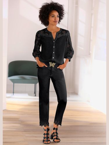 Chemisier en coton look tendance avec ourlet arrondi - Linea Tesini - Modalova