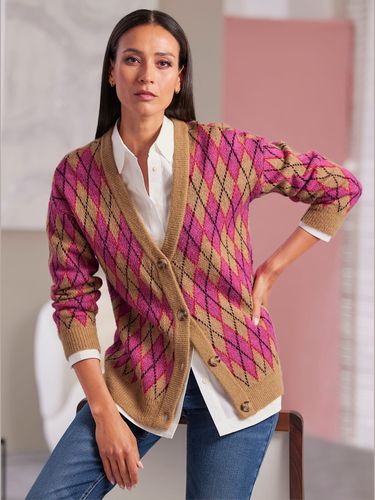 Cardigan tricot jacquard de qualité - - Rick Cardona - Modalova