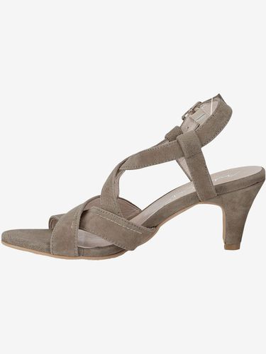 Sandales cuir extra doux - taupe - Helline - Modalova