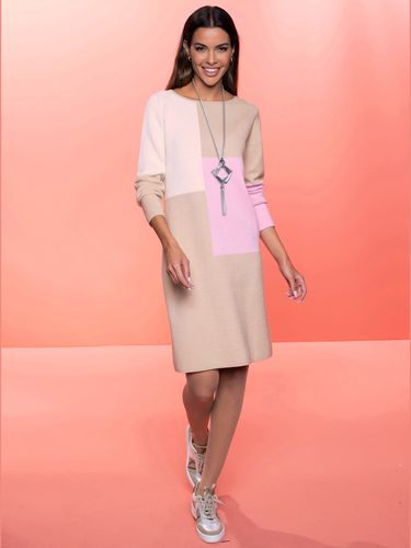 Robe en tricot motif color block tendance - - Rick Cardona - Modalova