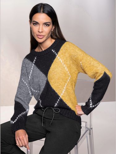 Pull superbe motif losanges tricoté - - Rick Cardona - Modalova