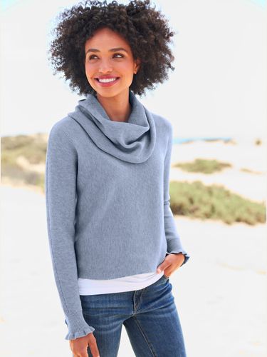 Pull en tricot fin écharpe tube - Linea Tesini - Modalova