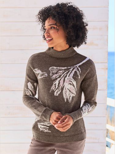 Pull superbe motif jacquard - - Linea Tesini - Modalova