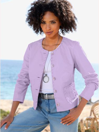 Veste en cuir cuir agneau nappa - Linea Tesini - Modalova