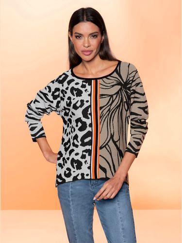 Pull jacquard mélange raffiné de motifs jacquard - - Rick Cardona - Modalova