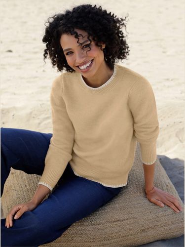 Pull à manches longues superbes coutures contrastées - Linea Tesini - Modalova