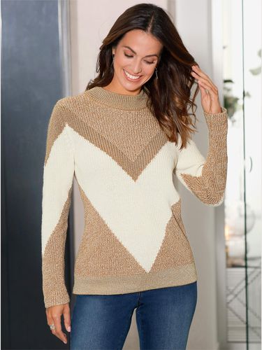 Pull motif maille moderne - - Helline - Modalova