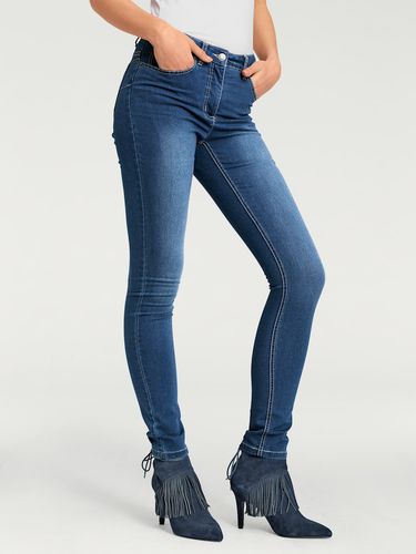 Jeans effet ventre plat coupe skinny tendance - Linea Tesini - Modalova