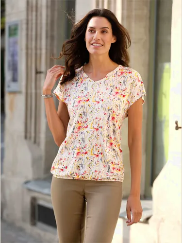 T-shirt imprimé viscose - Helline - Modalova