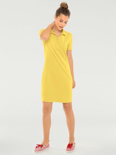 Robe longueur au-dessus du genou, style polo - Best Connection - Modalova