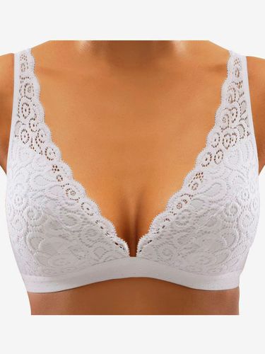 Soutien-gorge bralette doux sans armatures - petite fleur - Modalova