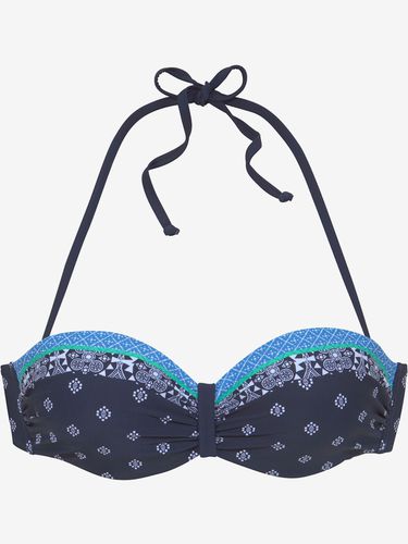 Haut de bikini bandeau à armatures imprimé - LASCANA - Modalova