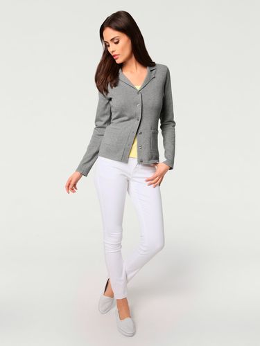 Veste en tricot fin superbe basique avec poches plaquées - - Linea Tesini - Modalova