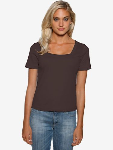T-shirt grande encolure carrée - Linea Tesini - Modalova