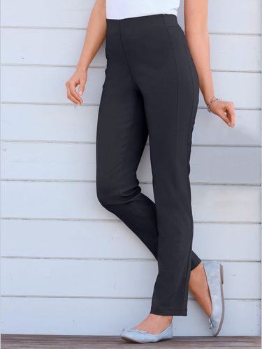 Pantalon classique uni avec ceinture élastique - Stehmann Comfort line - Modalova