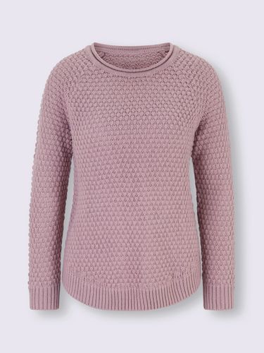 Pull encolure ronde tricot doux - Linea Tesini - Modalova