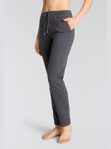 Pantalon molletonné pantalon basique avec petit logo brodé - H.I.S - Modalova