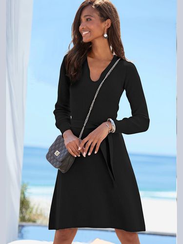 Robe en tricot - LASCANA - noir - LASCANA - Modalova