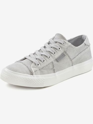 Baskets chaussures en textile, chaussures en tissu au look usé et délavé tendance - Elbsand - Modalova