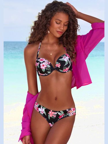 Haut de bikini push-up motif floral – chaque pièce est unique - LASCANA - Modalova