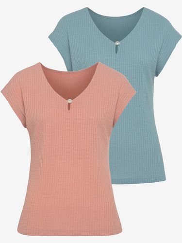 Lot de 2 t-shirts - - LASCANA - Modalova