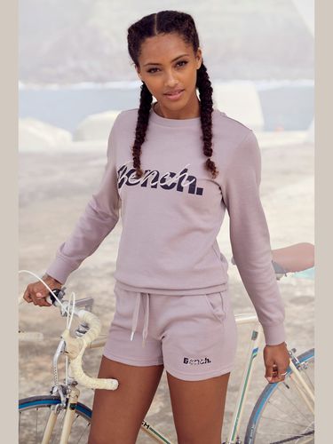 Sweatshirt basique avec logo imprimé et broderie - Bench. Loungewear - Modalova