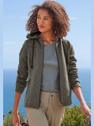 Veste en tricot polaire avec capuche - LASCANA ACTIVE - Modalova