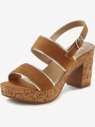 Sandales compensées cuir de qualité - - / - LASCANA - Modalova