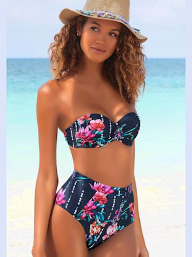 Bas de maillot de bain taille haute imprimé floral moderne - Sunseeker - Modalova