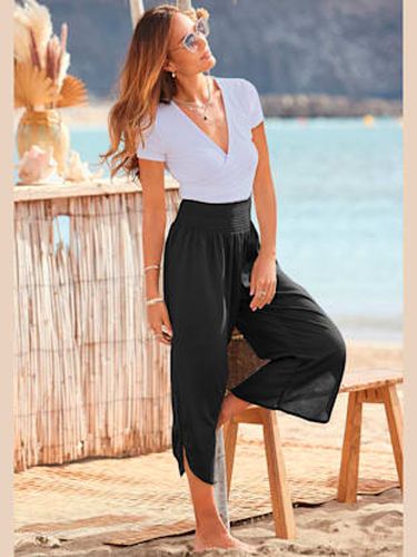Pantalon en tissu léger avec large ceinture - Buffalo - Modalova