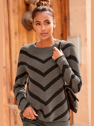Pull en tricot motif à rayures tendance - - - LASCANA - Modalova