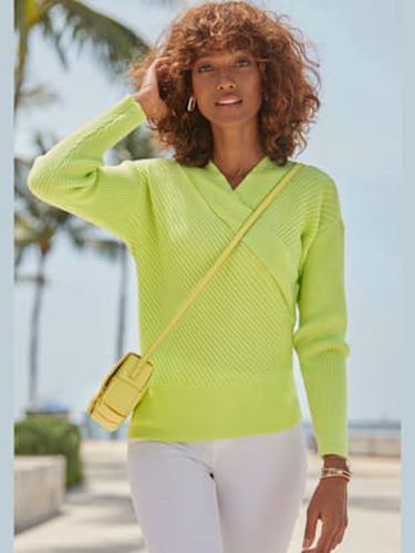 Pull en tricot encolure originale - LASCANA - Modalova