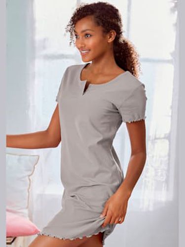 Chemise de nuit courte avec ourlet babylock - s.Oliver - Modalova