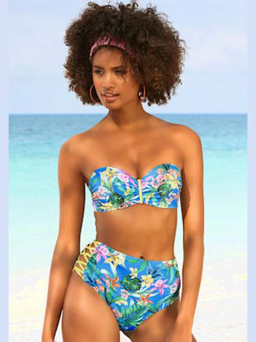 Haut de bikini bandeau à armatures « imprimé, effet de couleur différent pour chaque pièce » - Venice Beach - Modalova