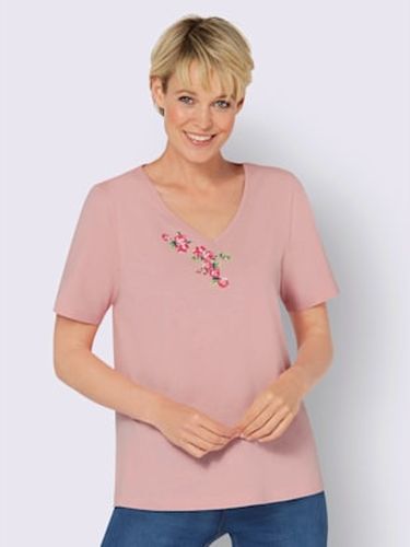 T-shirt en v joli imprimé à l'encolure - Witt - Modalova