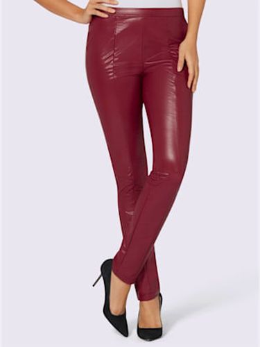 Pantalon en imitation cuir imitation cuir souple - Creation L - Modalova