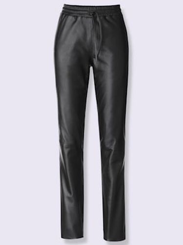 Pantalon en cuir pur cuir d'agneau nappa - Helline - Modalova