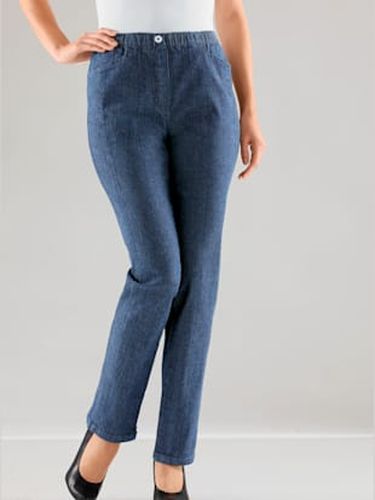 Jean droit effet délavé ceinture élastique - Witt - Modalova