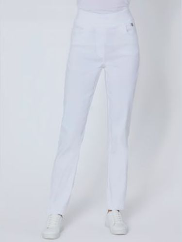 Pantalon lyocell large ceinture élastique - Stehmann Comfort line - Modalova