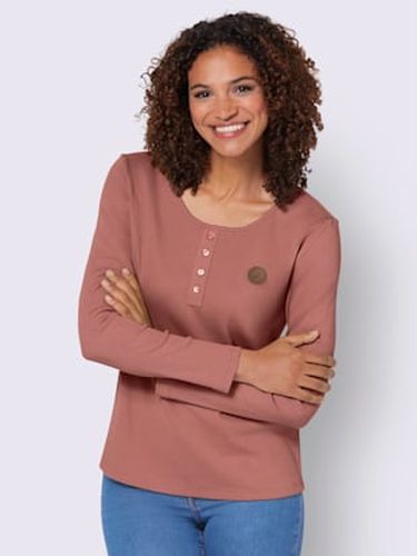 T-shirt à manches longues structure côtelée mode - Collection L - Modalova