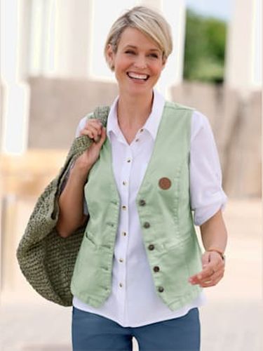 Gilet en jean poches raglan - Witt - Modalova